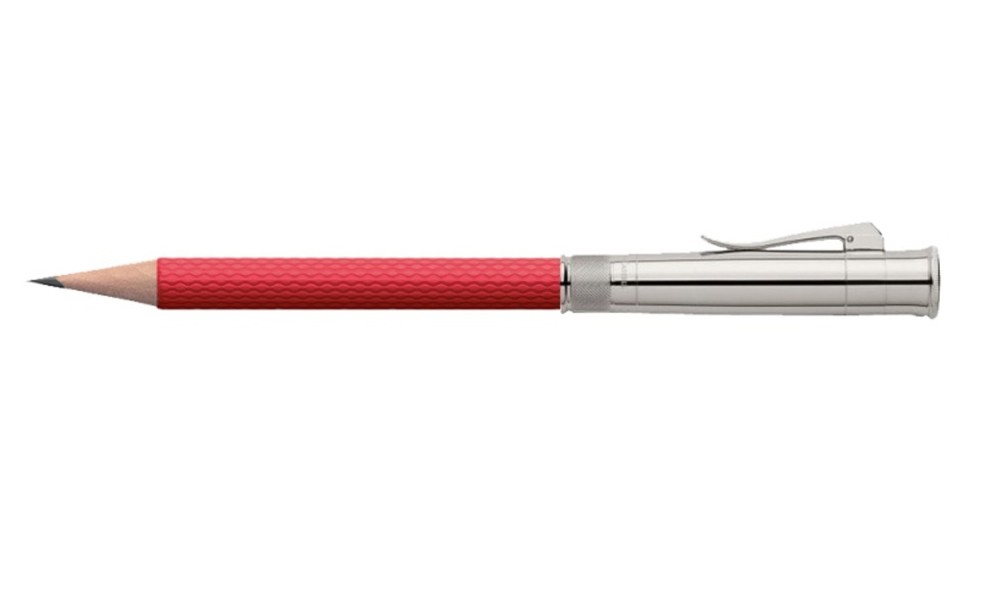 GRAF VON FABER-CASTELL MATITA PERFETTA GUILLOCHE ROSSO INDIA