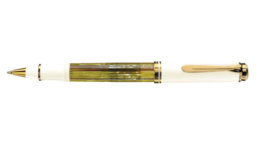 PELIKAN SOUVERAN K400 Tortoiseshell-White ROLLERBALL